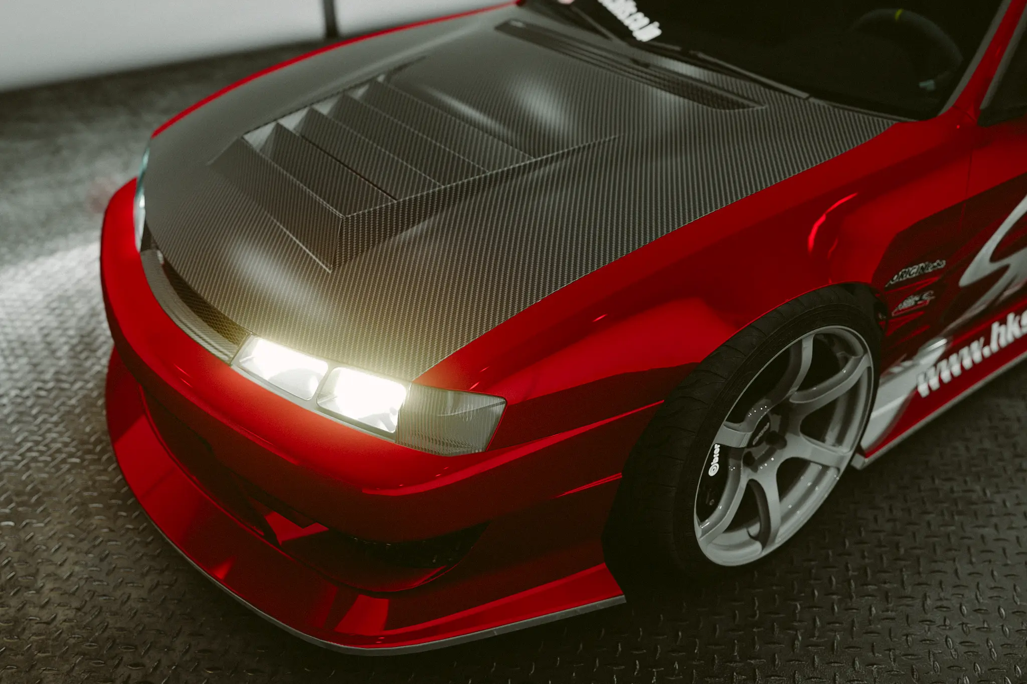 SD061 S14 Kouki Street Car For Assetto Corsa